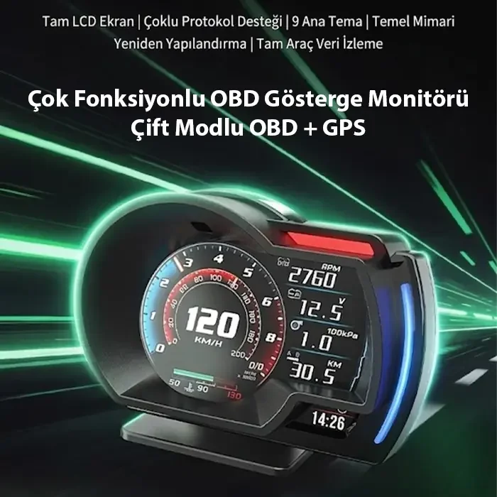 Ally A520 OBD2 + GPS Head Up Display HUD Dijital Hız Göstergesi RPM & Sıcaklık & Basınç Takip Hız Alarmı-1852 Ally A520 OBD2 + GPS Head Up Display HUD Dijital Hız Göstergesi RPM & Sıcaklık & Basınç Takip Hız Alarmı-1852