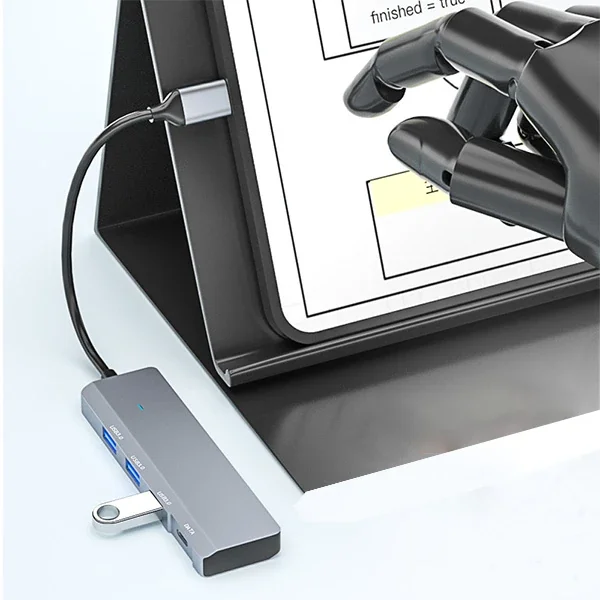 Ally ADS-309C 4in1 Type-C to USB + Type-C Hub Adaptör Çevirici Dönüştürücü Çoğaltıcı-1852
