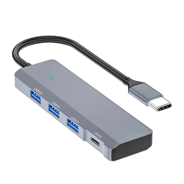Ally ADS-309C 4in1 Type-C to USB + Type-C Hub Adaptör Çevirici Dönüştürücü Çoğaltıcı-1852