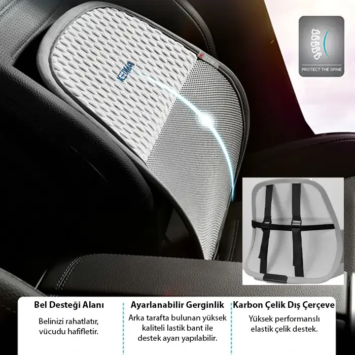 ALLY AirMesh Pro Ergonomik Bel Minderi – Sırt Ağrısını Azaltan Çözüm