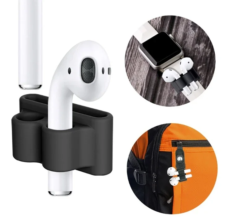 Ally Airpods Silikon Saat Tutucu - 5775 | AirPods Tutucu ve Kaymaz Silikon Kılıf