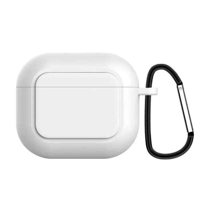 Ally Apple AirPods 3 için Kancalı Ultra İnce Silikon Kulaklık Kılıfı-1852