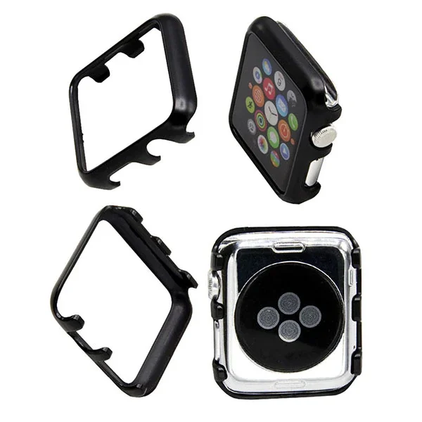 Ally Apple İwatch 2-3 38mm Lazer Kaplama Pc Kılıf-1852