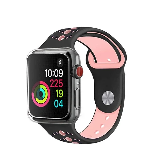 Ally Apple İWatch  44mm 360 Koruma Ultra Slim Silikon Kılıf-1852