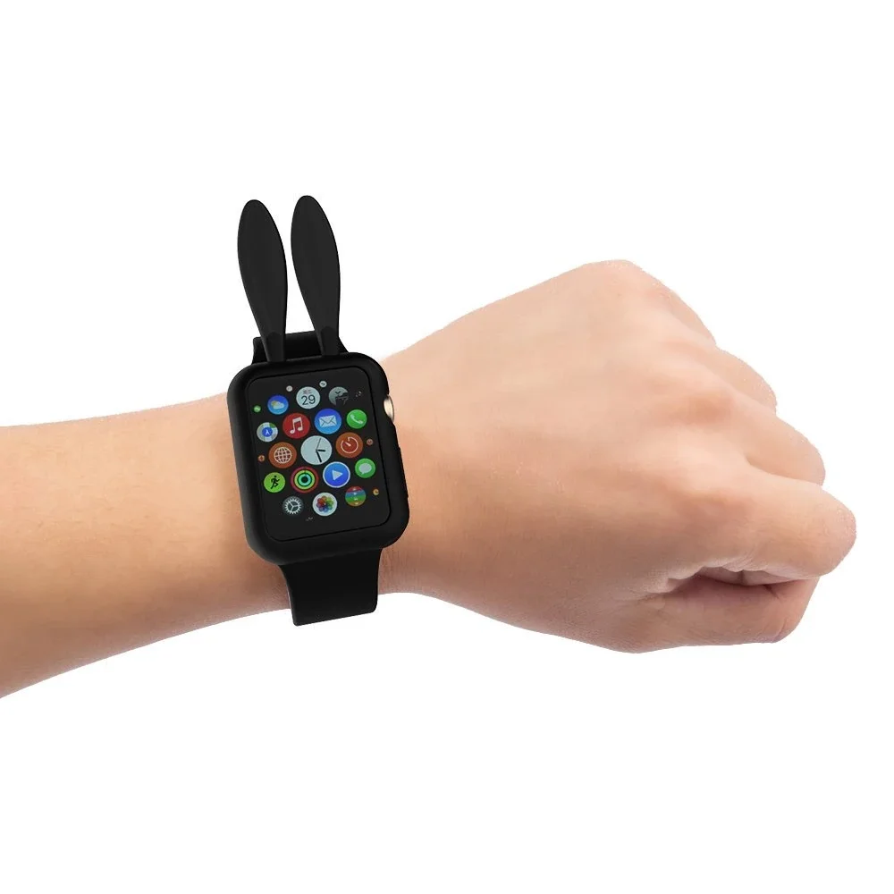 Ally Apple Watch 1-2-3-4 42mm Tavşan Figürü Silikon Kılıf-1852 Fiyatı, Yorumları ve Özellikleri