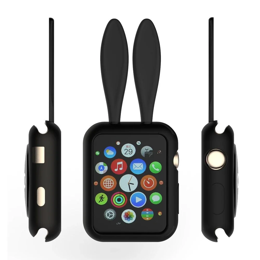 Ally Apple Watch 1-2-3-4 42mm Tavşan Figürü Silikon Kılıf-1852 Fiyatı, Yorumları ve Özellikleri