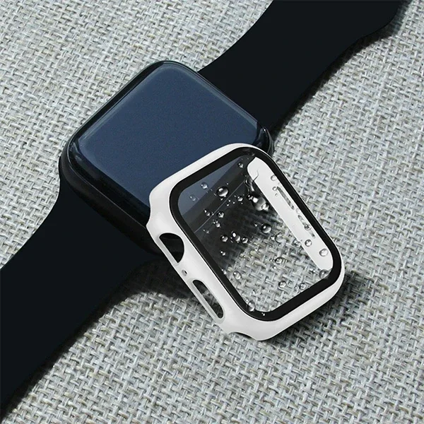 ALLY Apple Watch 4-5-6 44mm Silikon Kordon Kayış ve Ekran Koruyucu Kılıf-1852 ALLY Apple Watch 4-5-6 44mm Silikon Kordon Kayış ve Ekran Koruyucu Kılıf-1852
