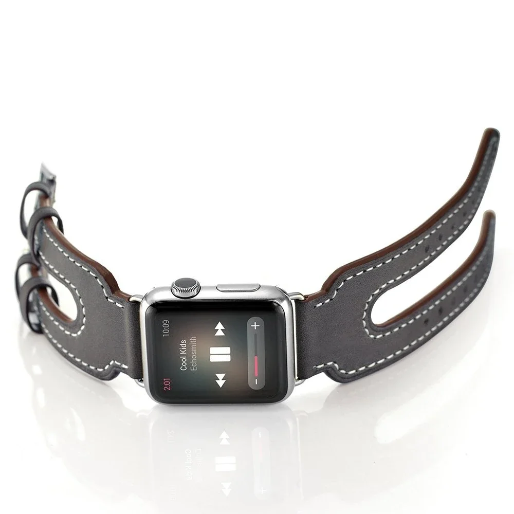 Ally Apple Watch 7-8 41mm 6-5-4 40mm Çift Kayış Kordon Kayış 3-2-1 38mm-1852