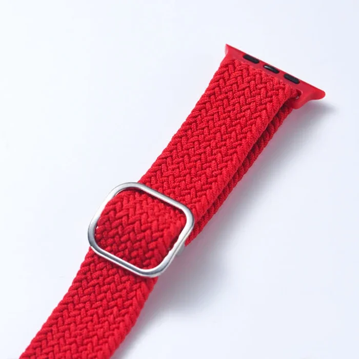 Ally Apple Watch 7-8 41mm 6-5-4 40mm Japon Tokalı Elastik Kayış Kordon 3-2-1 38mm-1852