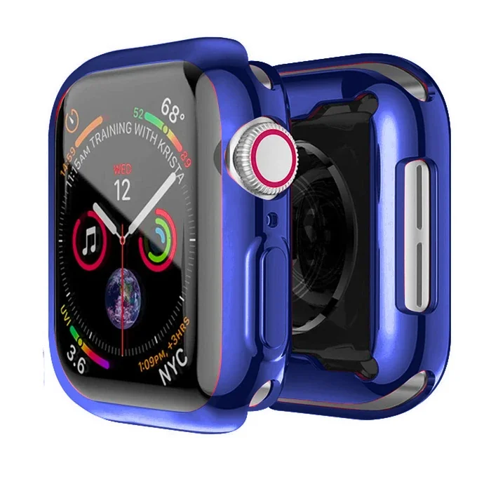 ALLY Apple Watch 7-8 45mm 360 Koruma Ultra Slim Silikon Kılıf-1852