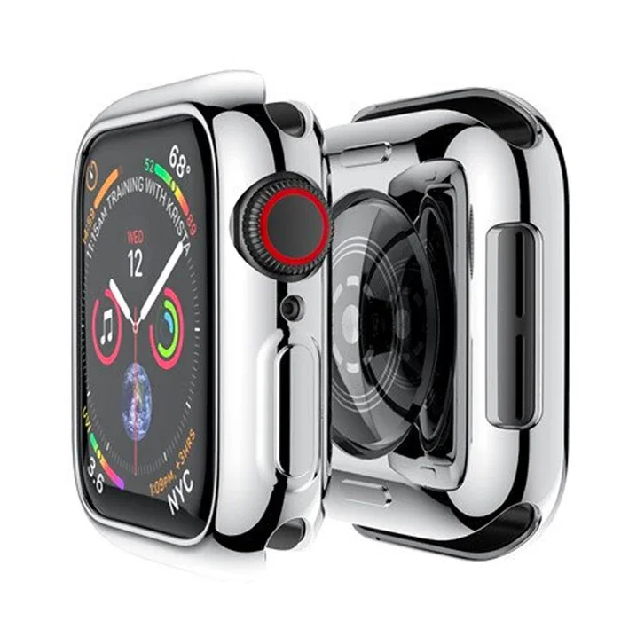 ALLY Apple Watch 7-8 45mm 360 Koruma Ultra Slim Silikon Kılıf-1852