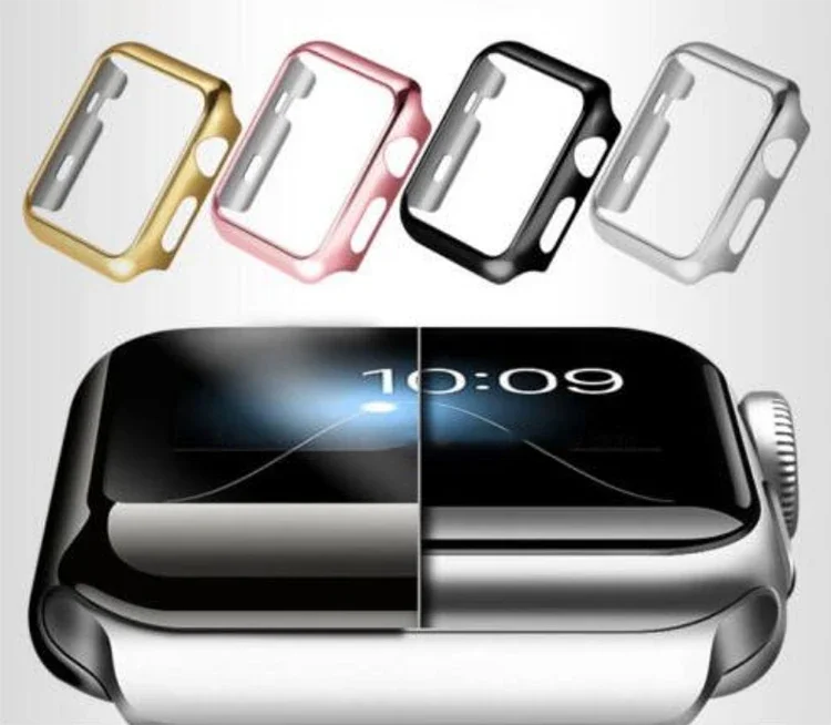 Ally Apple Watch İçin 38mm Lazer Kaplama Koruma Kılıf-1852 Ally Apple Watch İçin 38mm Lazer Kaplama Koruma Kılıf-1852