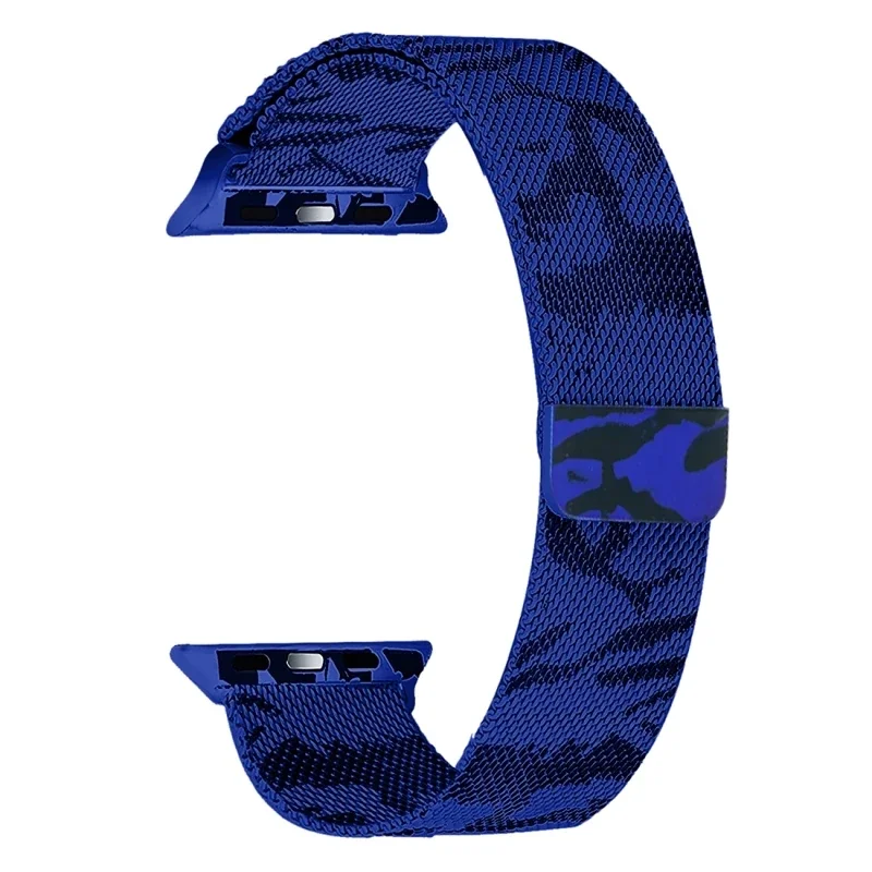 Ally Apple Watch Metal Milano Loop Kamuflaj Kayış Kordon - 45mm 44mm 42mm
