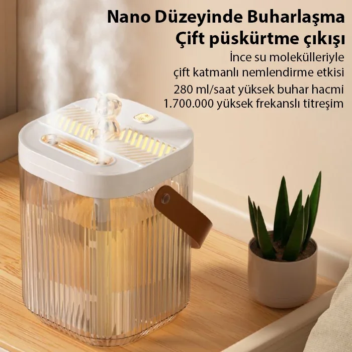 ALLY AquaBreeze 2000 Çift Buharlı 2L Ev Tipi Hava Nemlendirici-1852 ALLY AquaBreeze 2000 Çift Buharlı 2L Ev Tipi Hava Nemlendirici-1852