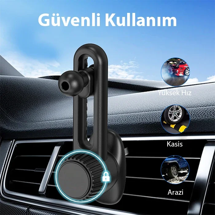 ALLY B099 Ayarlanabilen Araç Içi Havalandirma Telefon Tutucu-1852 ALLY B099 Ayarlanabilen Araç Içi Havalandirma Telefon Tutucu-1852