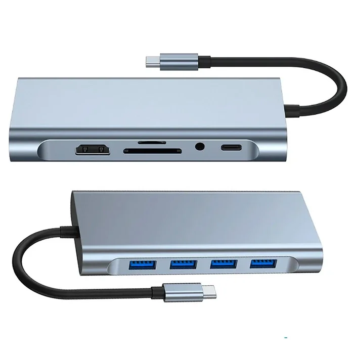 ALLY BYL-2110 11in1 Multifonksiyonlu Type-C Hub Adaptör Dönüştürücü-1852