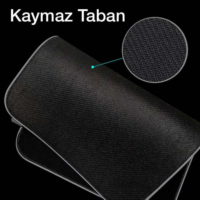 ALLY Dünya Desenli RGB Led Işıklı Oyuncu Mouse Pad 300*250*4MM-1852
