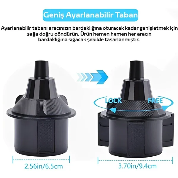 ALLY HB-P05 Universal Araç İçi Telefon Tutucu - Yemek Masası-1852 ALLY HB-P05 Universal Araç İçi Telefon Tutucu - Yemek Masası-1852