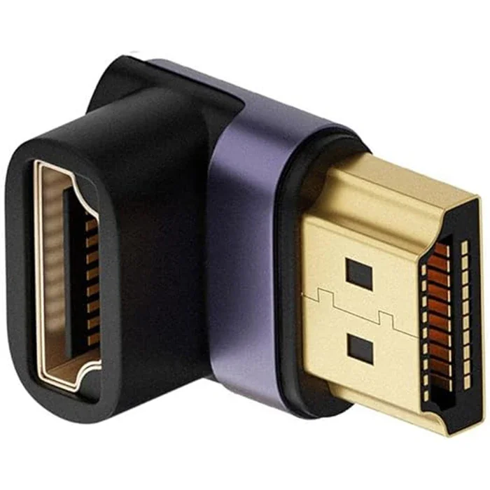 ALLY HDMI To HDMI 8K 2.1UHD 90 Derece Mıknatıs Başlıklı Çevirici Otg Adaptör-1852