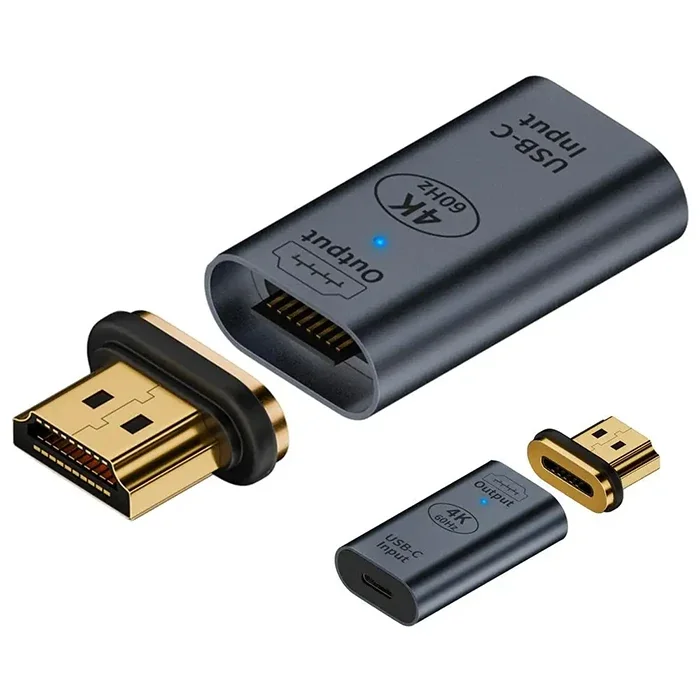 ALLY HDMI To Type-c 4K 60Hz Mıknatıs Başlıklı Çevirici Otg Adaptör-1852 ALLY HDMI To Type-c 4K 60Hz Mıknatıs Başlıklı Çevirici Otg Adaptör-1852
