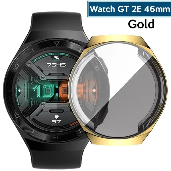Ally Huawei Watch GT2E 46mm 360 Koruma Ultra İnce Silikon Kılıf-1852