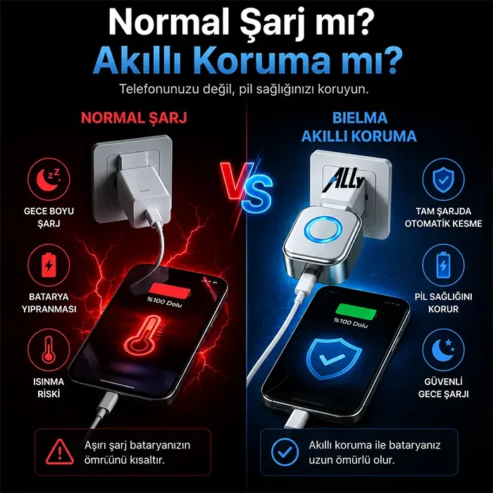ALLY HyperCharge 140W AI Akıllı Şarj Kesici Adaptör – Şarj Dolunca Otomatik Kapanan Batarya Koruyucu-1852 ALLY HyperCharge 140W AI Akıllı Şarj Kesici Adaptör – Şarj Dolunca Otomatik Kapanan Batarya Koruyucu-1852