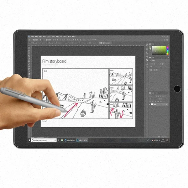 ALLY iPad 10.2 Paper Like Film Darbe Emici Pet Ekran Koruyucu  (2021-2020-2019)-1852