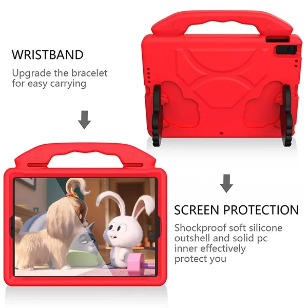 Ally İPAD 7.10.2 PRO 10.5 Kılıf Eva Çocuk Shockproof Standlı Taşınabilir-1852