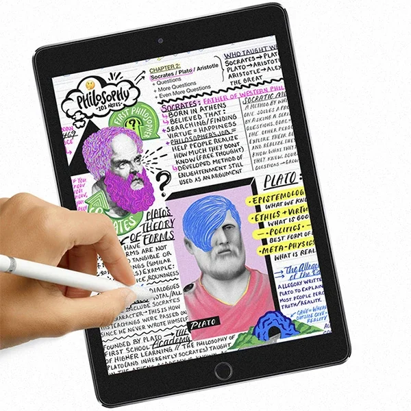 ALLY İPad 9.7 İnch Paper Like Film Darbe Emici Pet Ekran Koruyucu iPad 5/6/7/8-1852