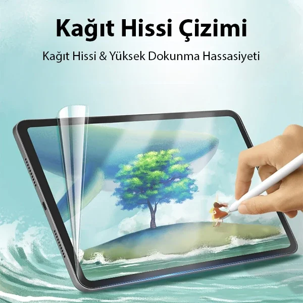 ALLY iPad Mini 6 (2021) ve Mini 7 (2024) Paper Like Film Darbe Emici Pet Ekran Koruyucu-1852