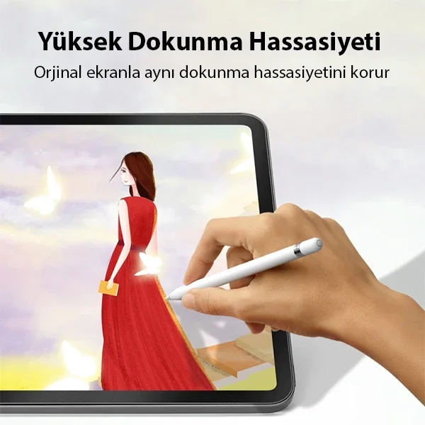 ALLY iPad Mini 6 (2021) ve Mini 7 (2024) Paper Like Film Darbe Emici Pet Ekran Koruyucu-1852