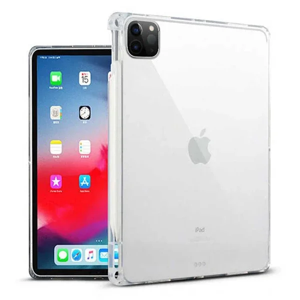 ALLY iPad Pro 11-inch (2021)-(2020)-(2018) Kalem Yerli Şeffaf Silikon Kılıf-1852 ALLY iPad Pro 11-inch (2021)-(2020)-(2018) Kalem Yerli Şeffaf Silikon Kılıf-1852