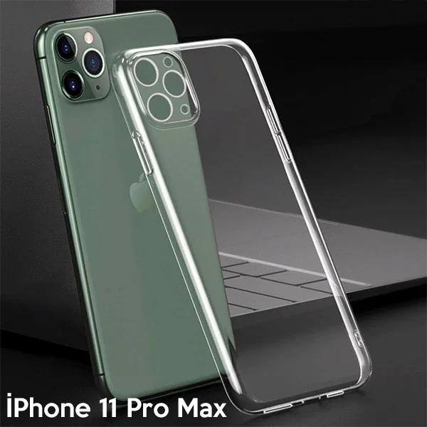 Ally İPhone 11 Pro Max 6.5 İnch Kamera Korumalı Silikon Kılıf-1852