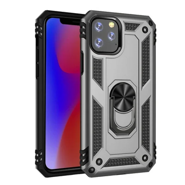 Ally iPhone 11 Pro Max 6.5inch  Yüzüklü Kılıf Armor Shockproof Ring kılıf-1852