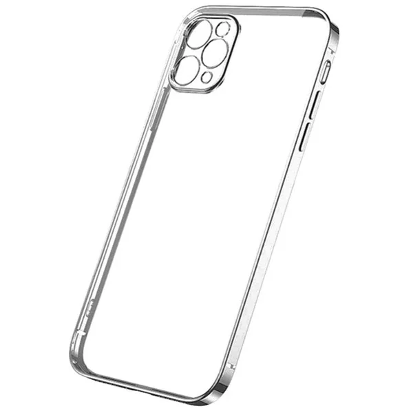 ALLY İPhone 12 Pro 6.1 Metal Görünümlü Darbeye Dayanıklı Silikon Kılıf-1852 ALLY İPhone 12 Pro 6.1 Metal Görünümlü Darbeye Dayanıklı Silikon Kılıf-1852