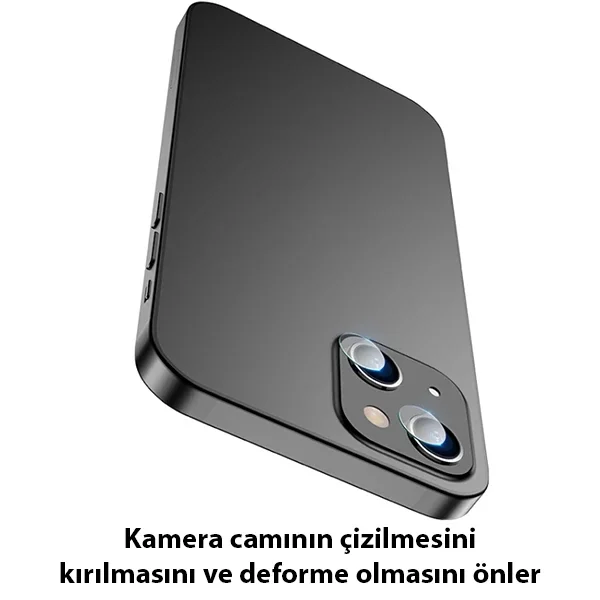 ALLY İPhone 13-13 Mini Tempered Glass Cam Kamera Koruyucu-1852