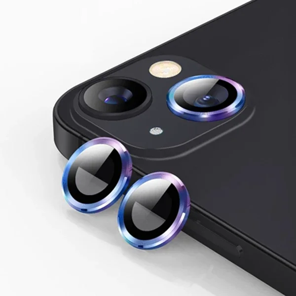 ALLY İPhone 13 - 13 Mini 3D Metal Çerçeveli Kamera Lens Koruyucu-1852