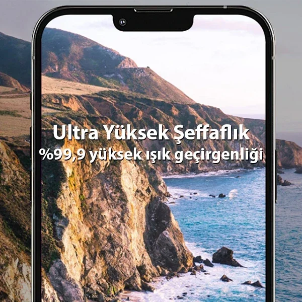 ALLY İPhone 13-13 Mini 3D Full Tempered Glass Cam Kamera Koruyucu-1852