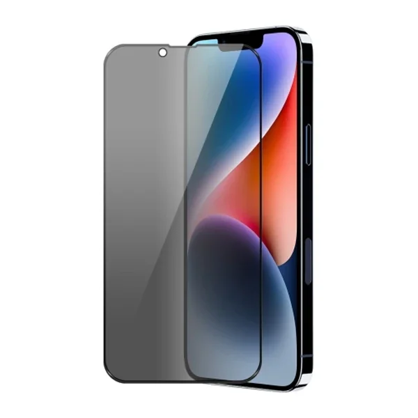 ALLY İPhone 14 6.1 3D Full Privacy Gizlilik Cam Ekran Koruyucu Anti-Spy-1852