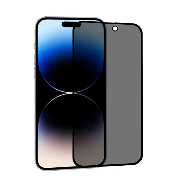 ALLY İPhone 14 Pro 6.1 3D Full Privacy Gizlilik Cam Ekran Koruyucu Anti-Spy-1852