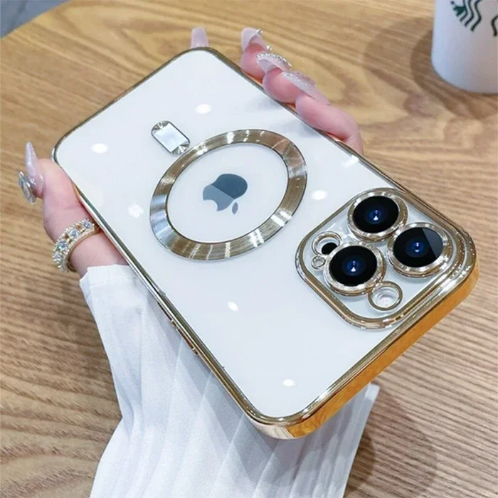 ALLY iPhone 14 Pro 6.1inç Renkli Kenar Lazer Çerçeveli Magsafe Uyumlu Silikon Kılıf-1852 ALLY iPhone 14 Pro 6.1inç Renkli Kenar Lazer Çerçeveli Magsafe Uyumlu Silikon Kılıf-1852