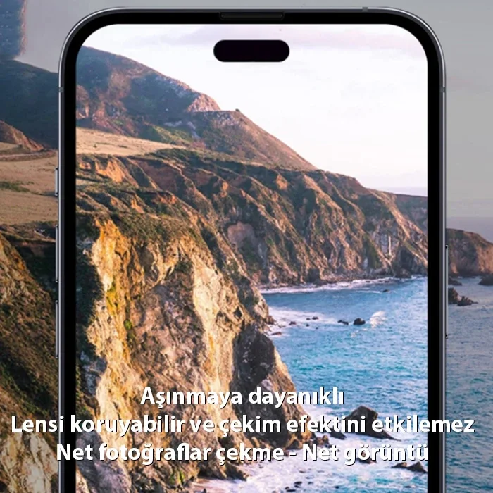 Ally iPhone 15-15 Plus Full Tempered Kamera Lens Koruma Camı-1852