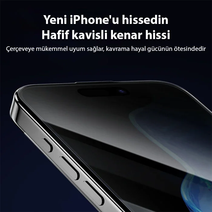 Ally iPhone 15 Plus Privacy Hayalet Full Koruma Tempered Cam Ekran Koruyucu-1852 Ally iPhone 15 Plus Privacy Hayalet Full Koruma Tempered Cam Ekran Koruyucu-1852
