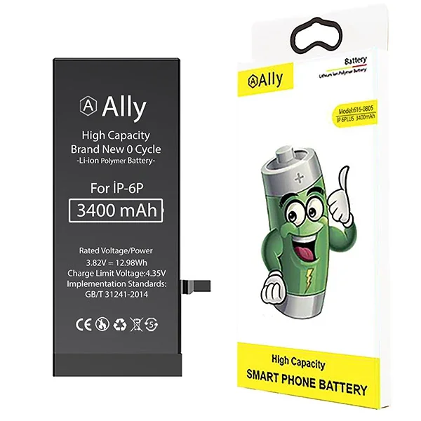 ALLY iPhone 6 Plus 3400 Mah Yüksek Kapasiteli Pil Batarya-1852 ALLY iPhone 6 Plus 3400 Mah Yüksek Kapasiteli Pil Batarya-1852