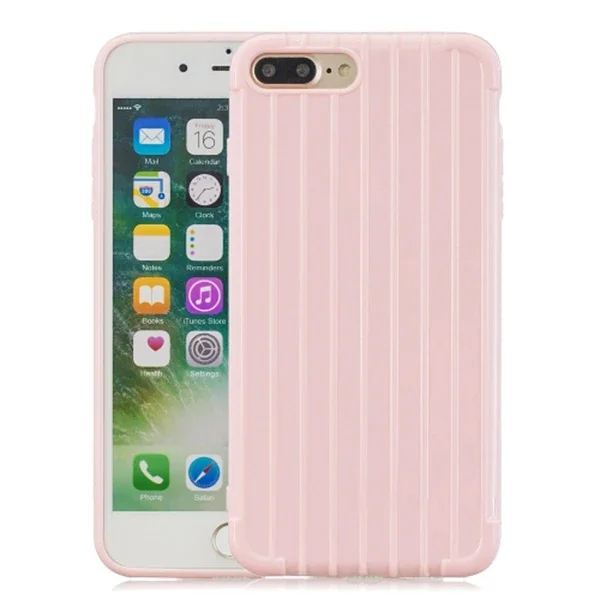 Ally iPhone 8 Plus 7Plus Trunk Lines ince Soft Silikon Kılıf-1852