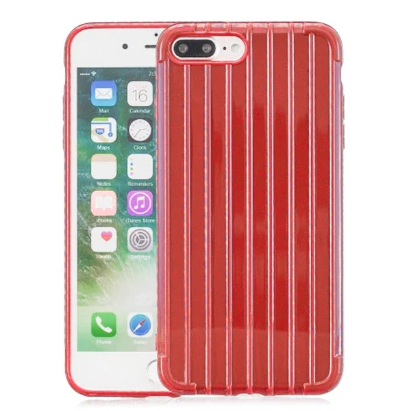 Ally iPhone 8 Plus 7Plus Trunk Lines ince Soft Silikon Kılıf-1852