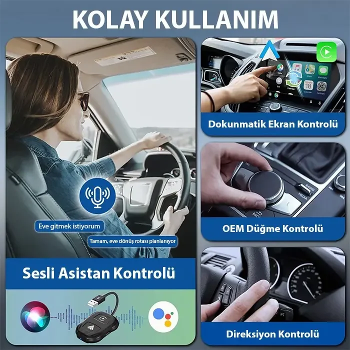 Ally iPhone-Android Kablosuz Carplay 5ghz Adaptör Çevirici -Youtube Netflix Tiktok Video Yansıtıcı-1852 Ally iPhone-Android Kablosuz Carplay 5ghz Adaptör Çevirici -Youtube Netflix Tiktok Video Yansıtıcı-1852
