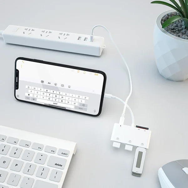 Ally İPhone Lightning To TfSd Card Reader Usb 3.Kamera Adaptörü-1852