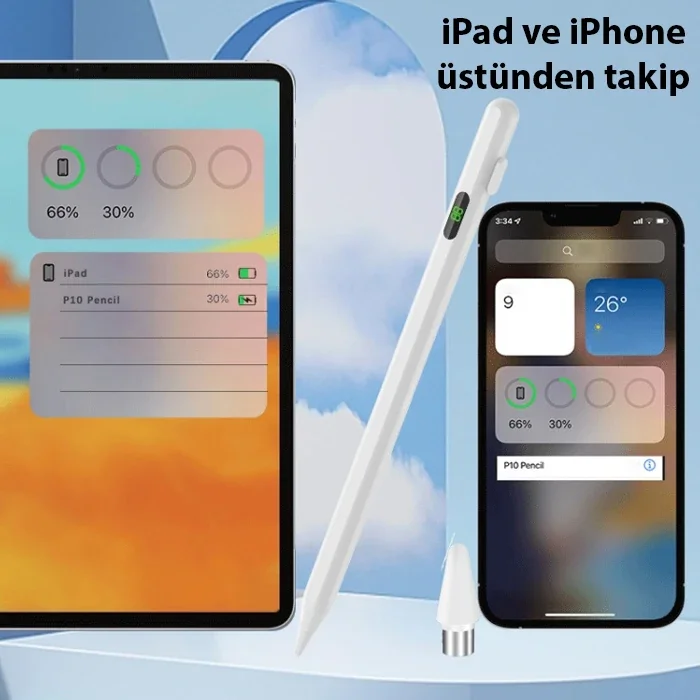 ALLY K-2268 Dijital Göstergeli Universal Kapasitif Stylus iPad Tablet Dokunmatik Kalem-1852 ALLY K-2268 Dijital Göstergeli Universal Kapasitif Stylus iPad Tablet Dokunmatik Kalem-1852