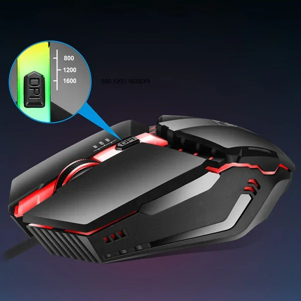 ALLY K3 Işıklı Kablolu Oyuncu- Gaming Mouse-1852 ALLY K3 Işıklı Kablolu Oyuncu- Gaming Mouse-1852